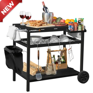 Pizzello Outdoor Dining Cart Pro Portable Trolley